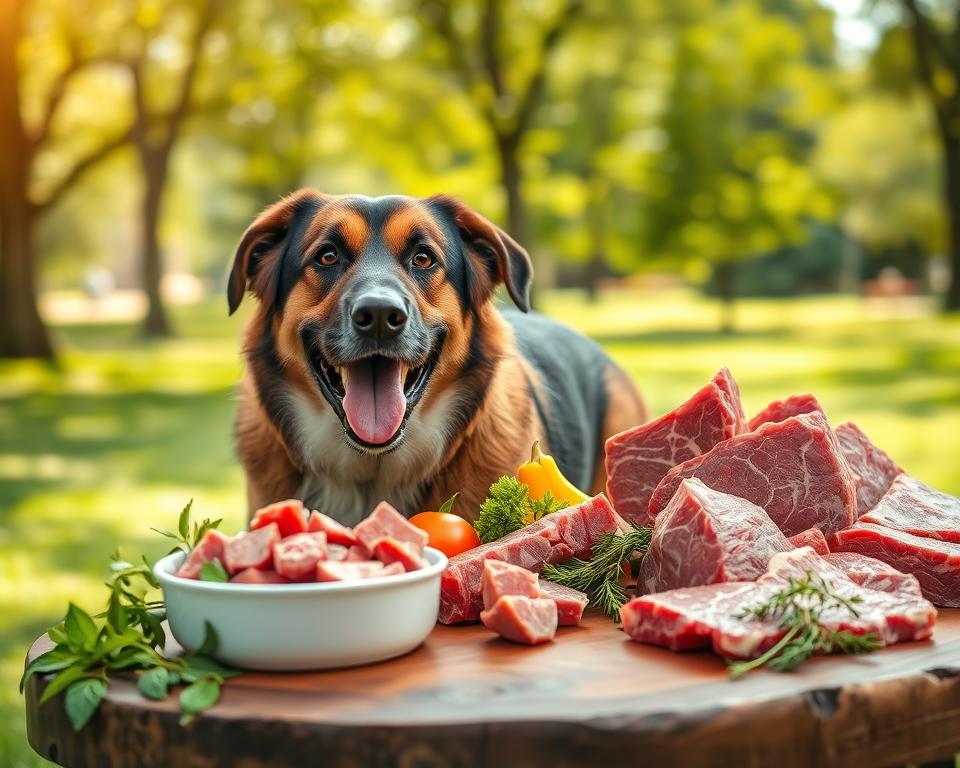 govedina za aktivnega psa velike pasme