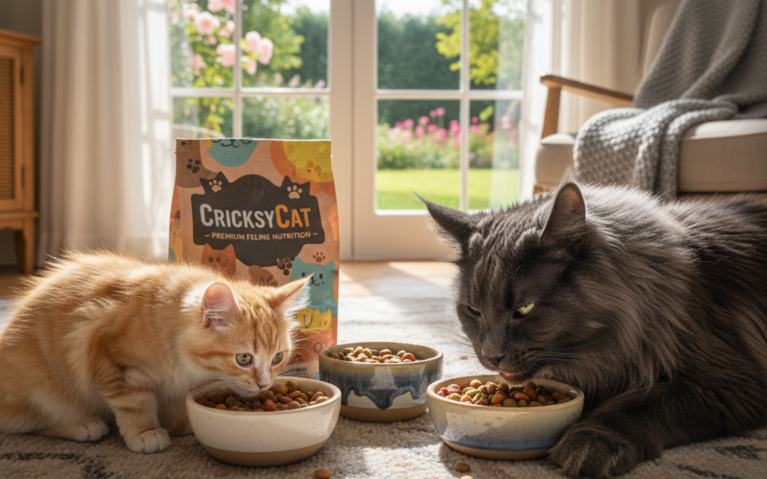 Izkušnje majhnih in velikih mačk z isto hrano