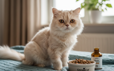 Izpadanje dlake: CricksyCat hrana za dlako vs dodatek z biotinom