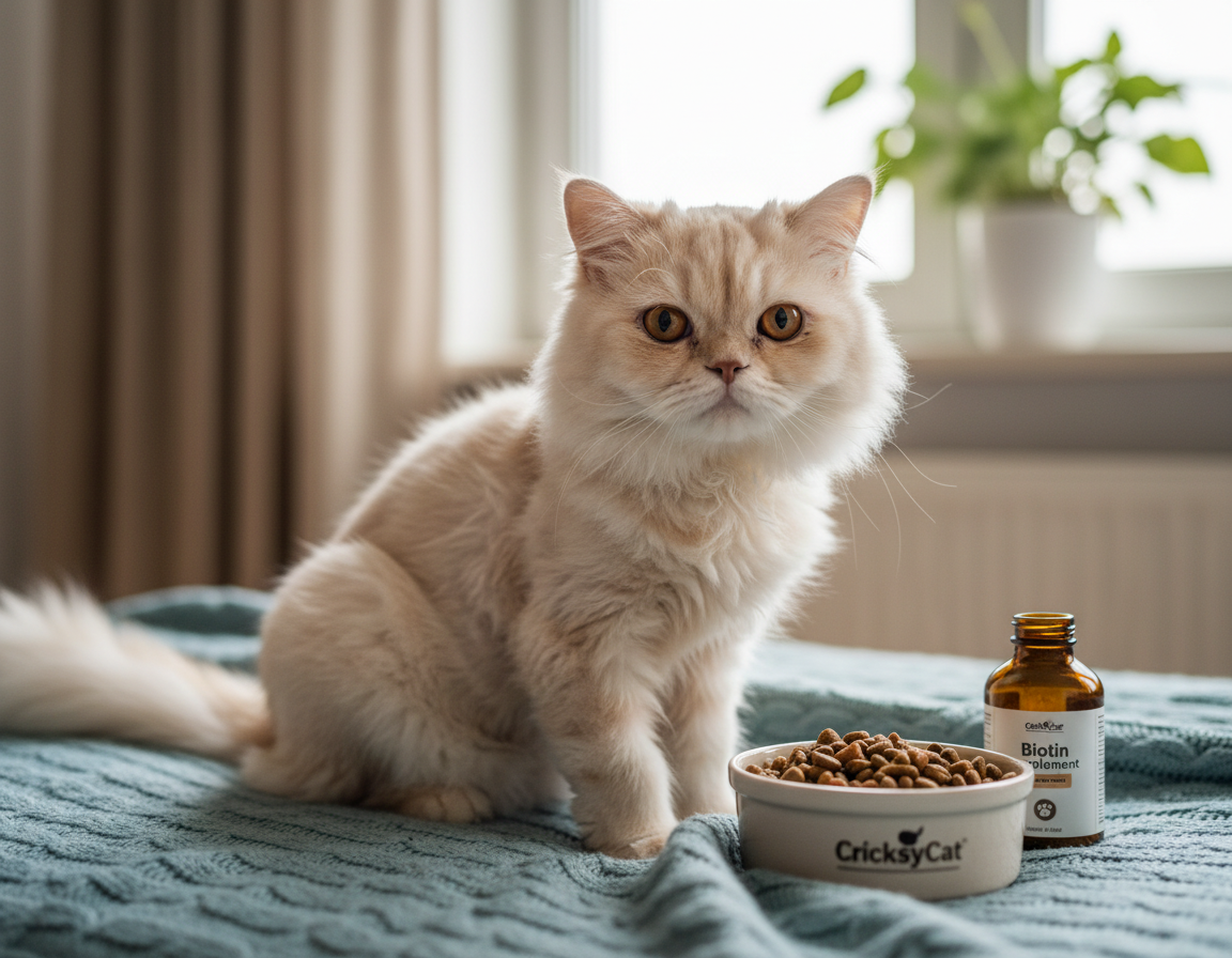 hrana za dlako vs biotin za mačke