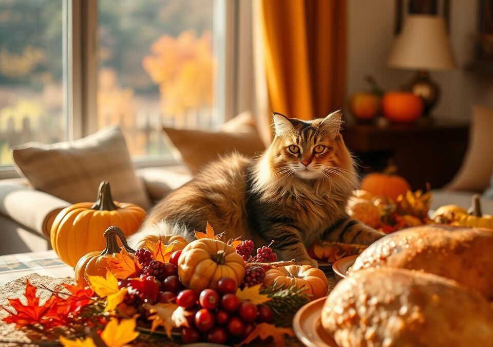 Dan zahvalnosti in mačka – hvaležnost v vsakdanjem življenju