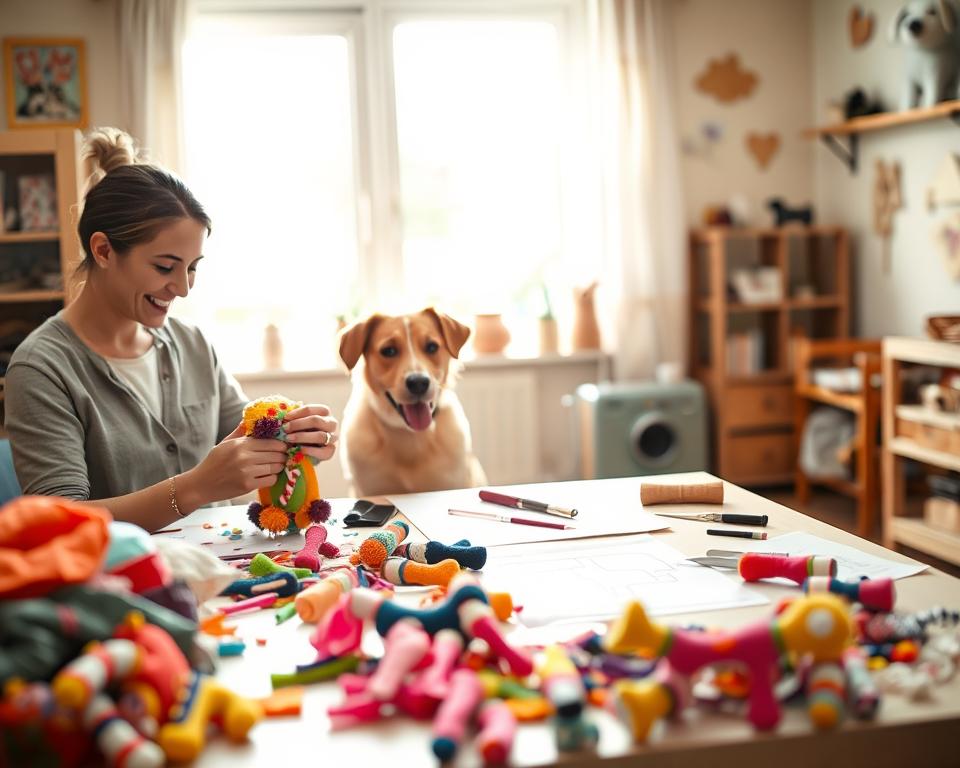 izdelava lastne pasje igrače