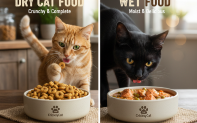 Suha vs mokra hrana CricksyCat – kaj so opazili skrbniki?