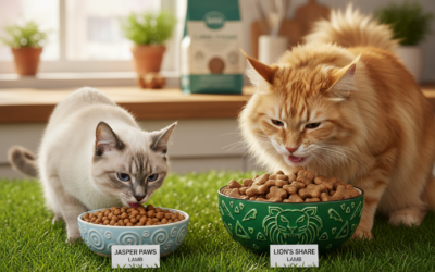 Izkušnje z jagnječjo hrano Jasper pri majhnih in velikih mačkah