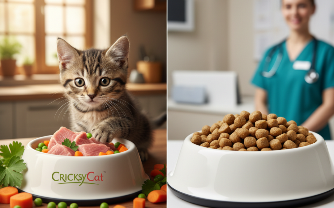 Jagnječja hrana CricksyCat vs veterinarska hipoalergena hrana