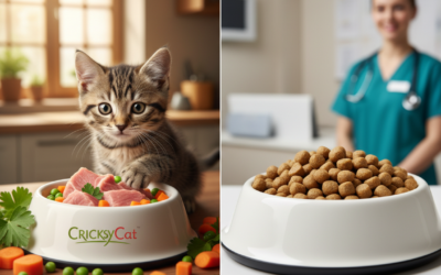 Jagnječja hrana CricksyCat vs veterinarska hipoalergena hrana