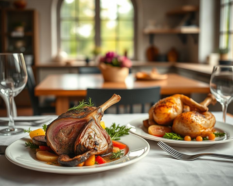 juliet ali ted jagnjetina brez piščanca primerjava