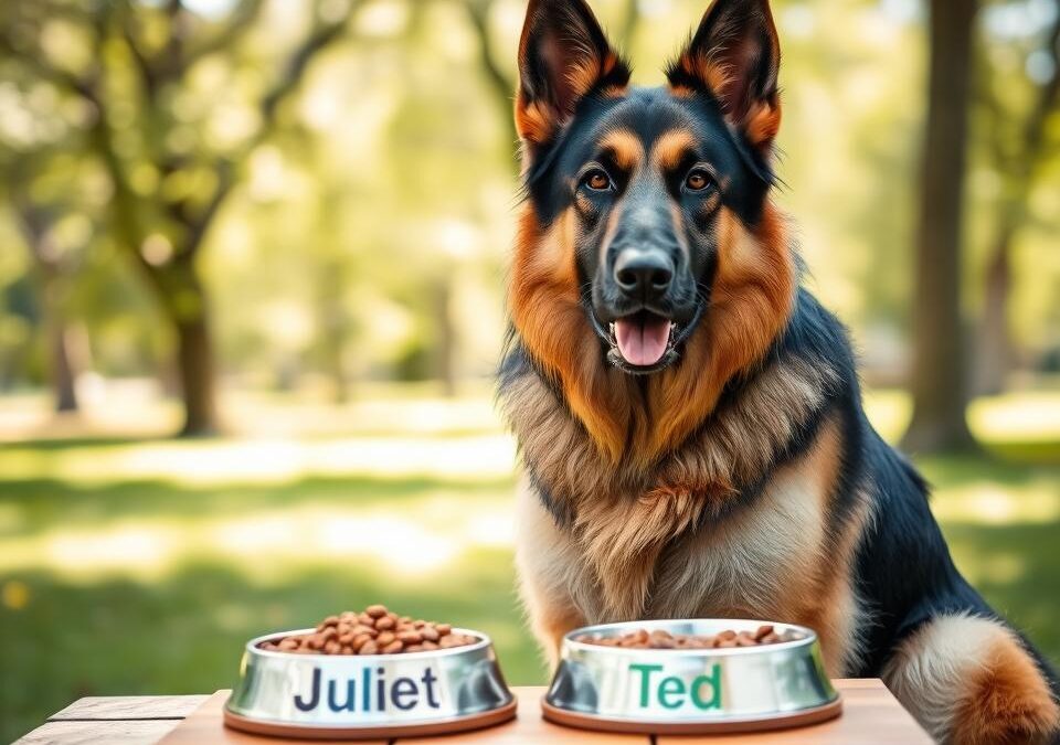 Juliet ali Ted – pri kateri hrani ostane pasja dlaka lepša?