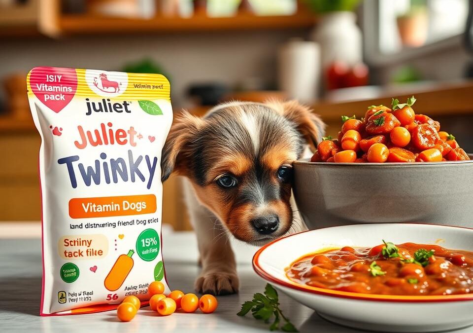 Juliet + Twinky vitaminski paket ali Juliet + preliv – kaj je boljše za izbirčnega psa?