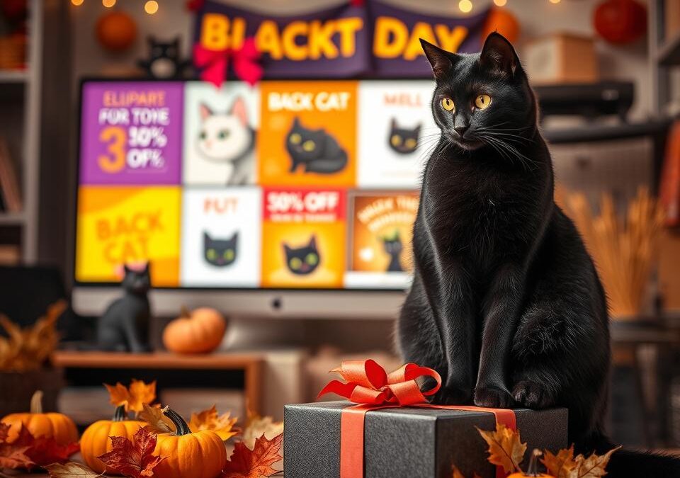 Dan črnih mačk – ideje za kampanje v spletni trgovini