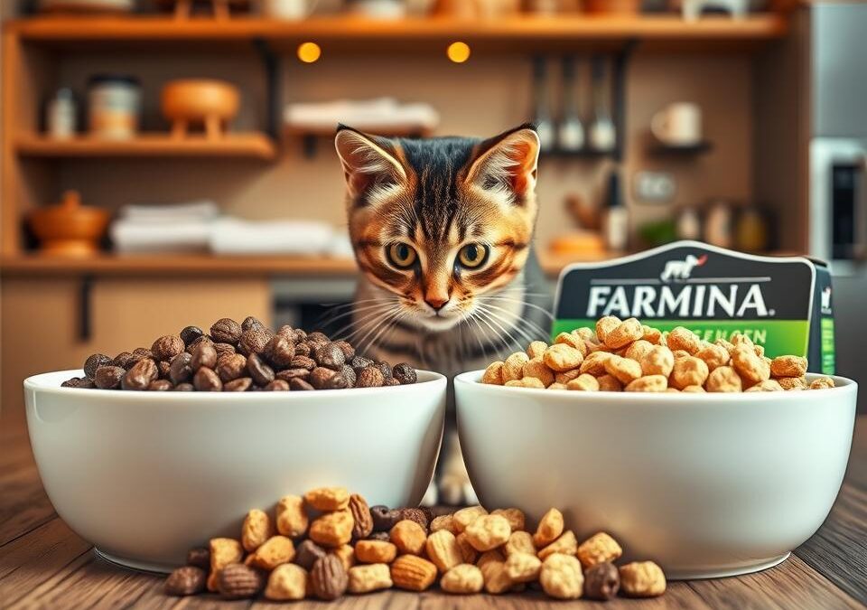 Primerjava hrane brez piščanca – CricksyCat vs Farmina