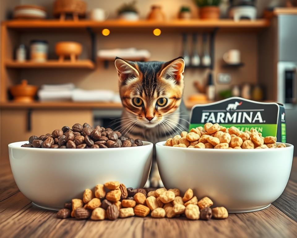 krma brez piščanca CricksyCat vs Farmina