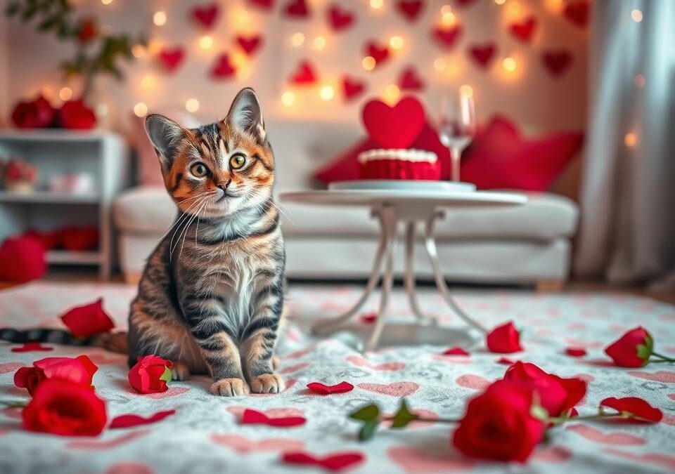 Valentinovo za ljubitelje mačk – ideje za darila, v katerih bosta uživala oba