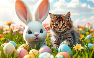 Mačka in zajček – velikonočni miti in resničnost