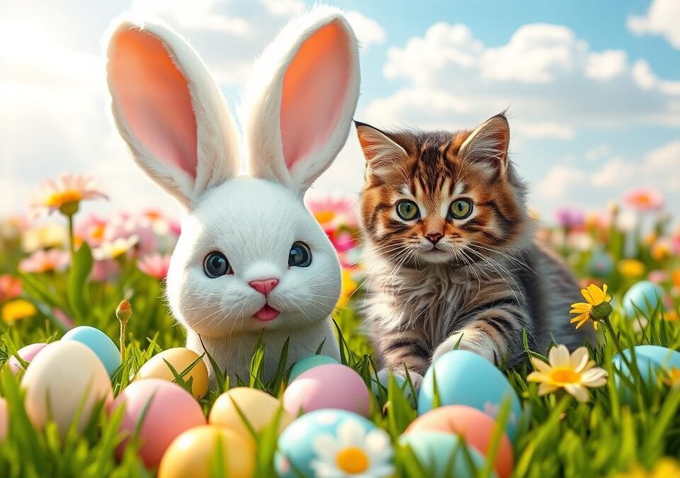 Mačka in zajček – velikonočni miti in resničnost