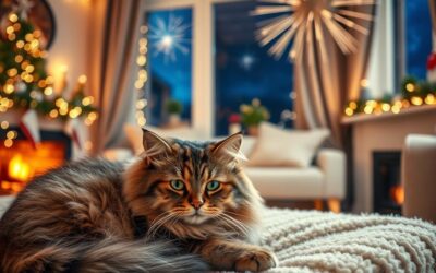 Silvester brez petard za tvojo mačko – nasveti za mir