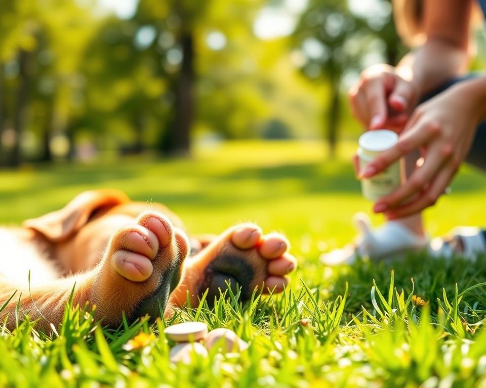 naravna nega pasjih tačk