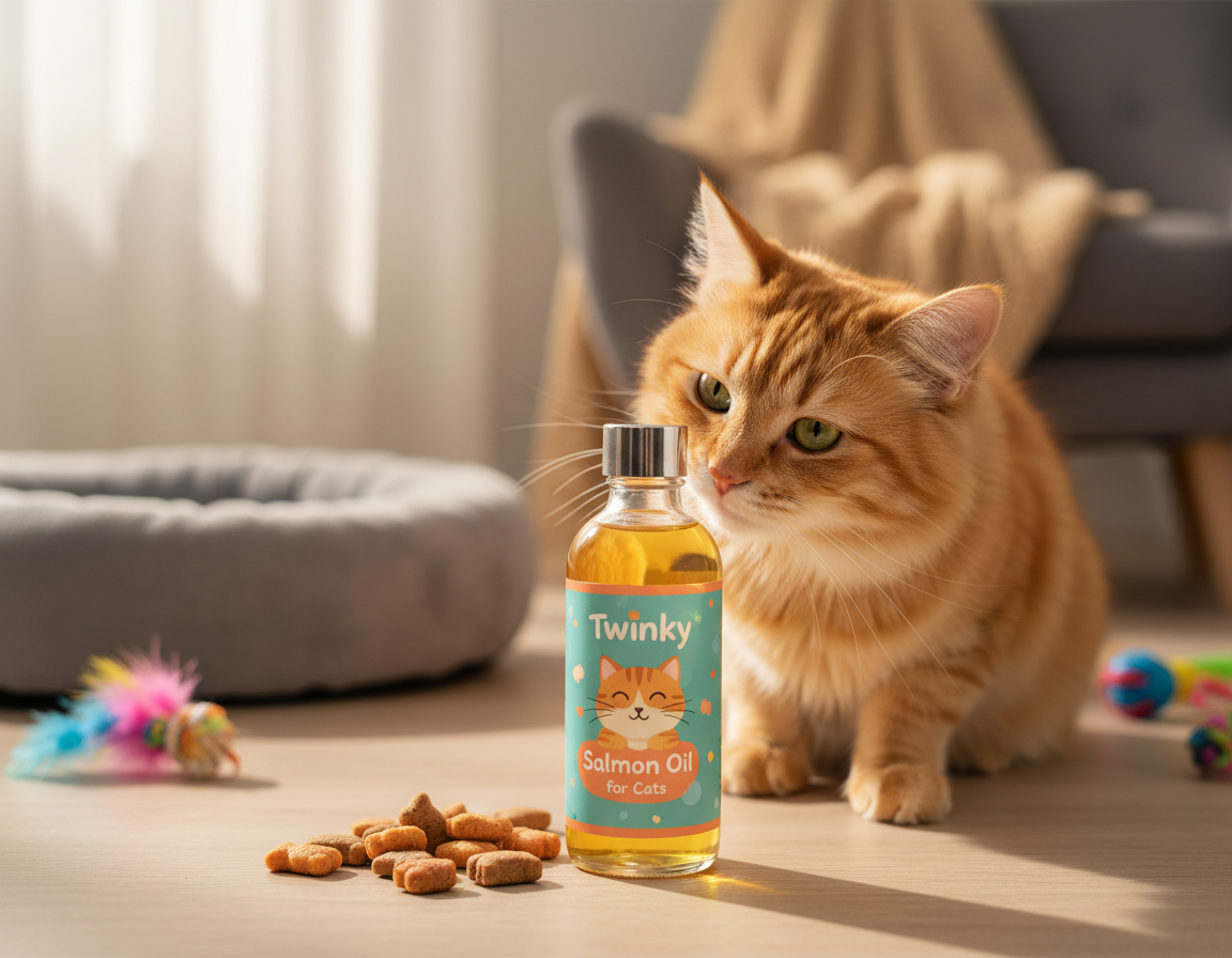 naročilo lososovega olja Twinky za mačke