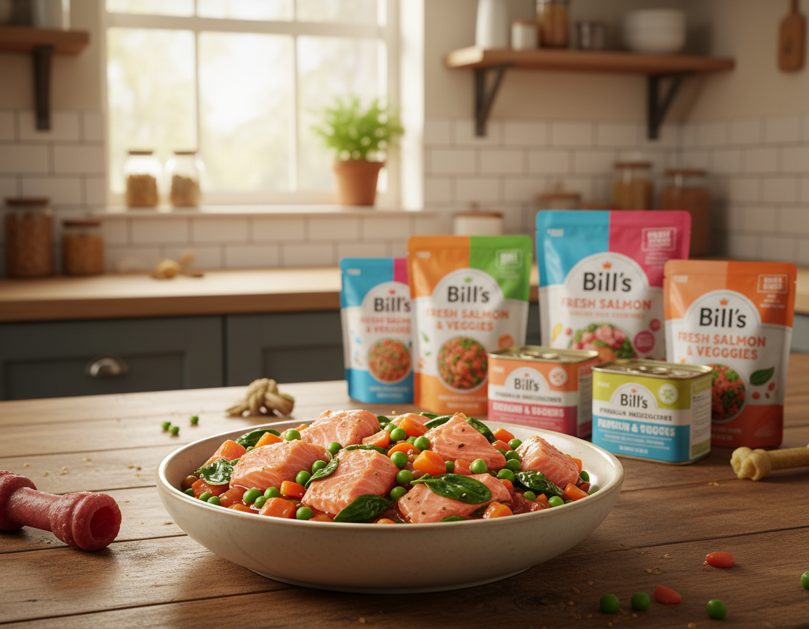 naročilo mokre hrane Bill’s z lososom
