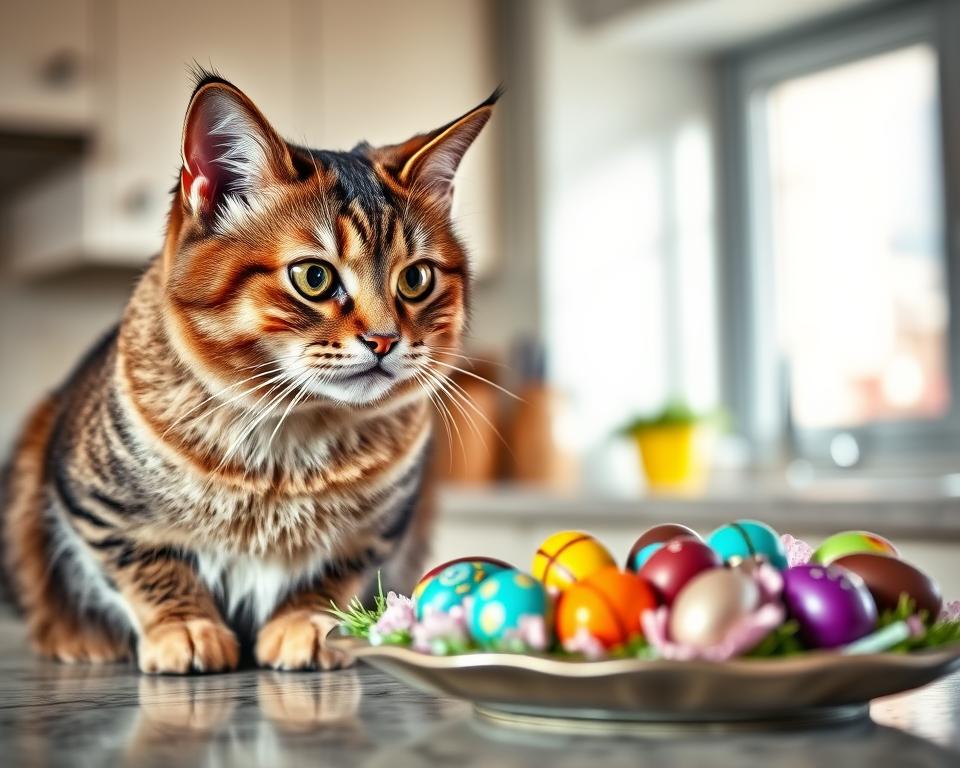 nevarnost čokoladnih jajc za mačko