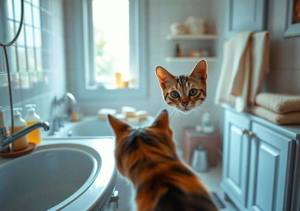 Nevarnosti v kopalnici za mačke – Vse, kar moraš vedeti o tem!