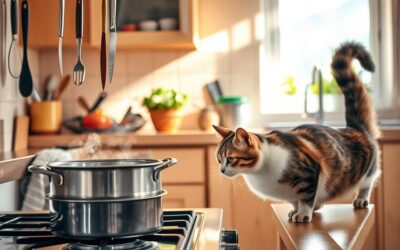 Mačji blog 17 Nevarnosti v kuhinji za mačke – Vse, kar moraš vedeti o tem!