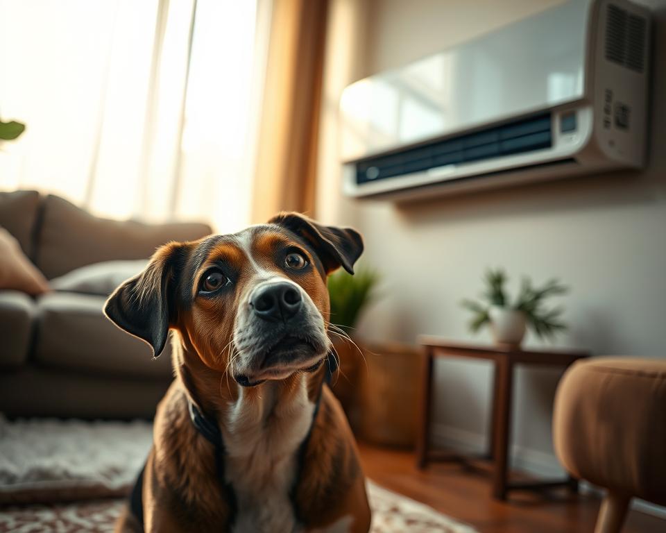 občutljivost psa na klimatsko napravo