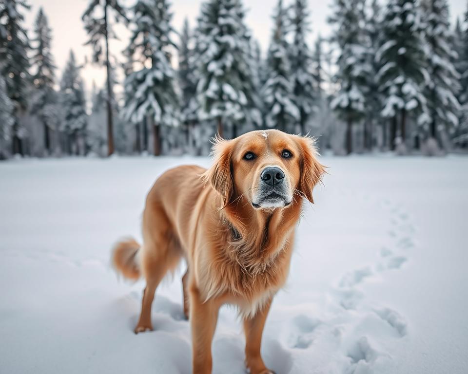 občutljivost psa na mraz