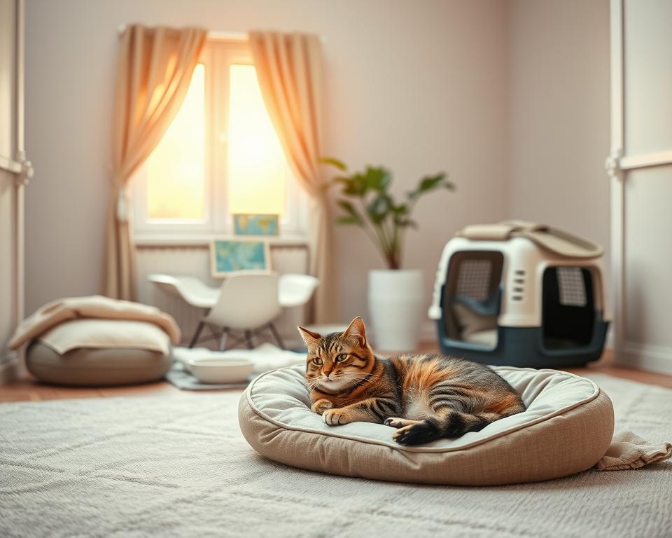 obvladovanje potovalnega stresa pri mačkah