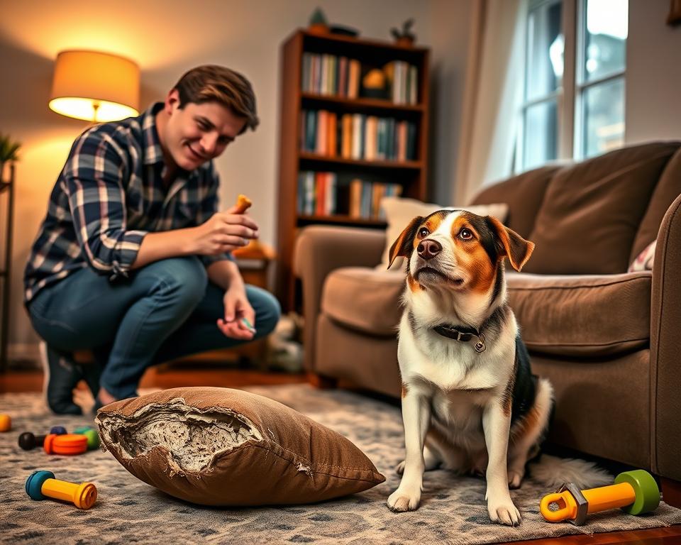 obvladovanje uničevalnega vedenja psa