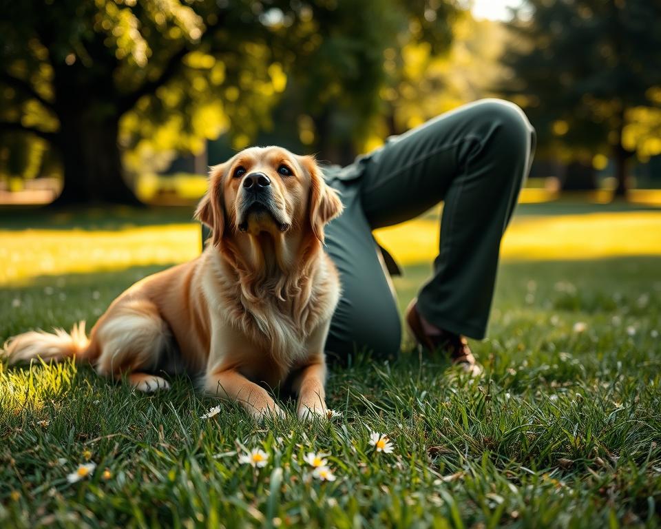 Če bi lahko govoril, bi rekel: »samo bodi tukaj z menoj«