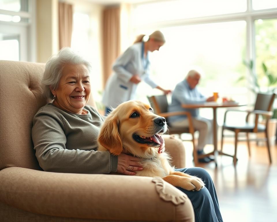 pes pomočnik v domovih za starejše