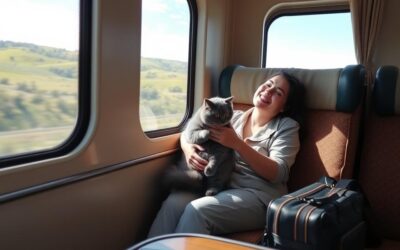 Mačji blog 19 Potovanje z mačko z vlakom – Vse, kar moraš vedeti o tem!