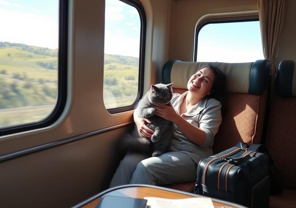 Potovanje z mačko z vlakom – Vse, kar moraš vedeti o tem!