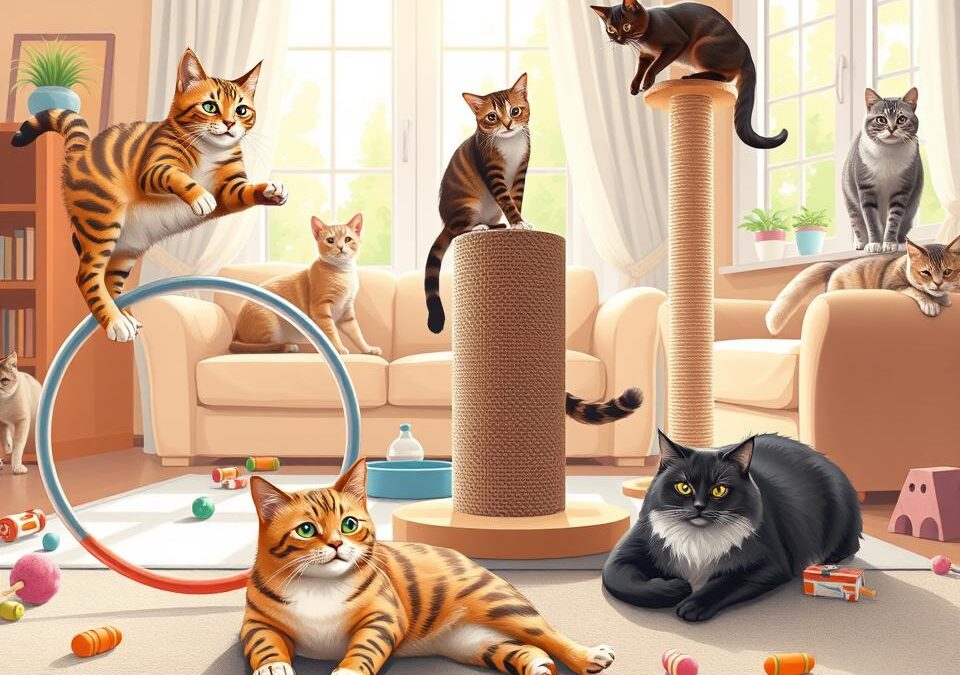 Potreba mačke po gibanju glede na pasmo – Vse, kar moraš vedeti o tem!