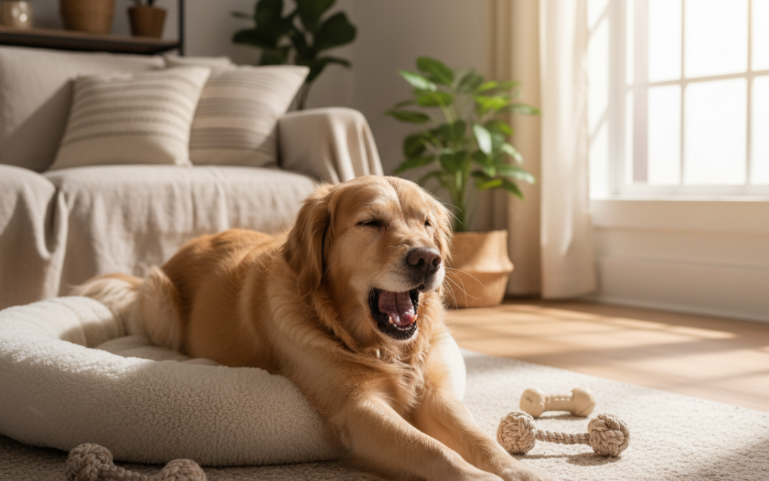 Potreba psa po spanju – kaj omogoča dober počitek?