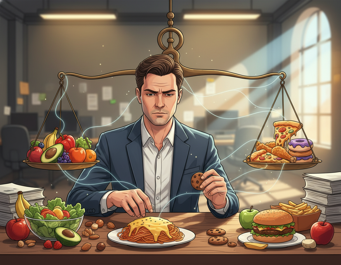 povezava med stresom in prehrano