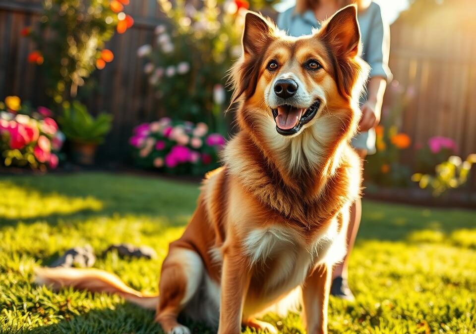 Dobro hranjen pes pohvali svojega skrbnika