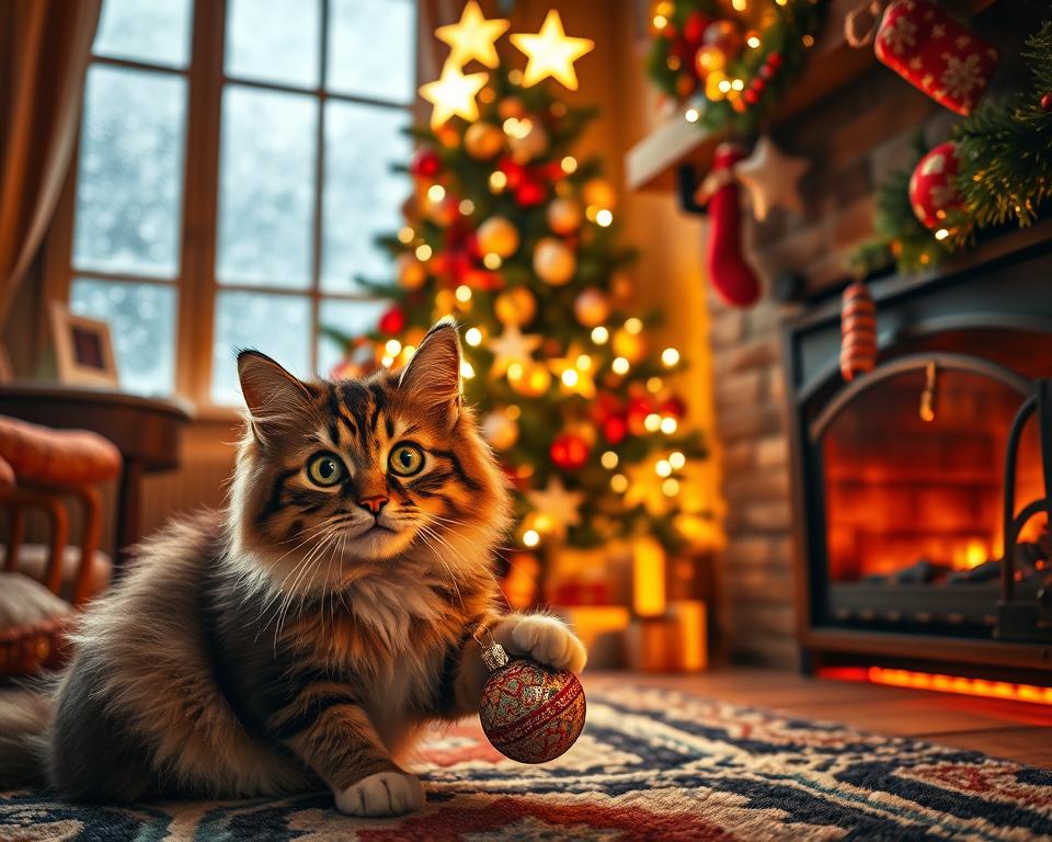 praznična zgodba z mačko