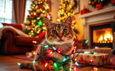 Česa NE početi z mačko med božičem?