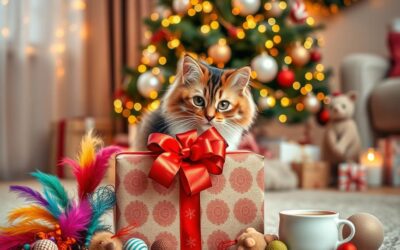 Mačji blog 24 Božični darilni paket za mačko – kaj naj bo v njem?
