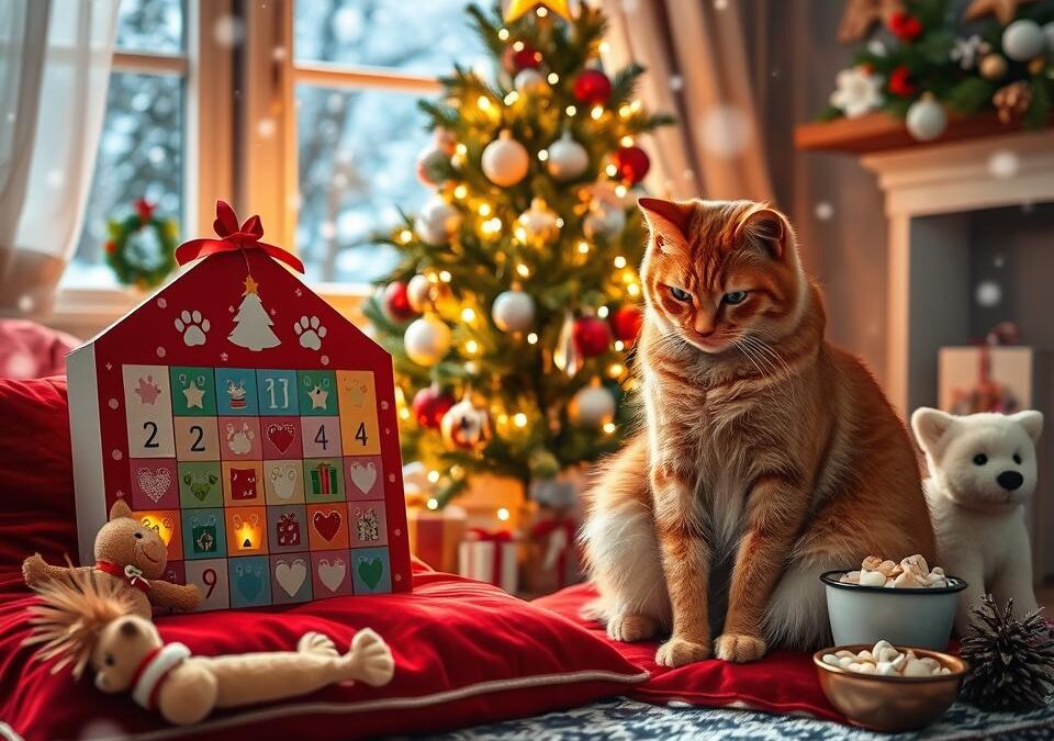 Božični urnik mačke – kaj in kdaj storiti?