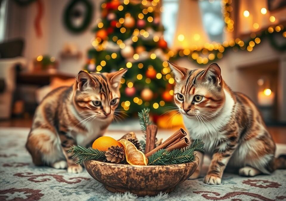 Božični vonji, ki jih mačke ne prenesejo