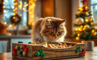 Kako pripraviti praznični hranilnik za mačko?