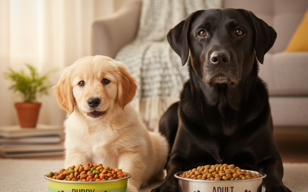 Odrasel pes ali mladič? – različne prehranske potrebe
