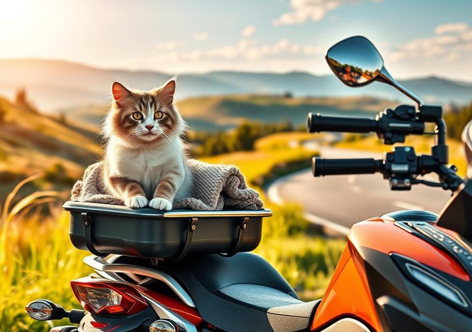 Prevoz mačke z motorjem – Vse, kar moraš vedeti o tem!