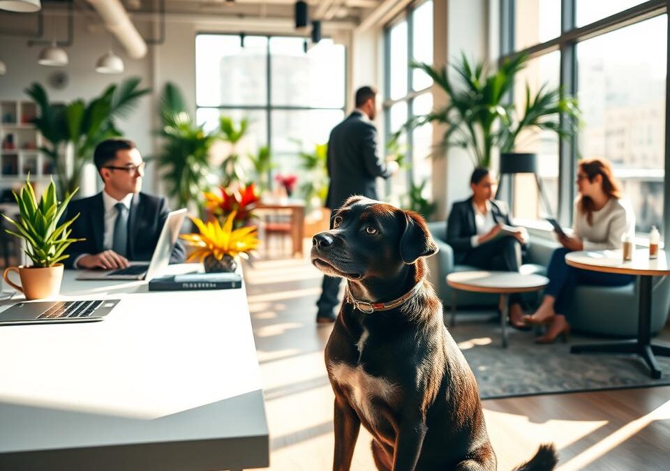 Prisotnost psa v coworking prostorih – Vse, kar moraš vedeti o tem!