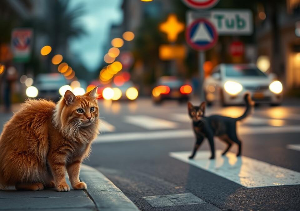 Prometna etika za mačke – Vse, kar moraš vedeti o tem!