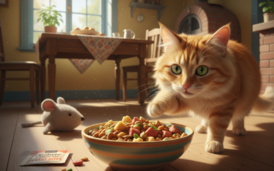 Kako se je mačka odzvala na prvi obrok CricksyCat?