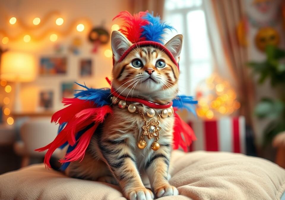 Pustni kostum za mačko – morda ji bo celo všeč